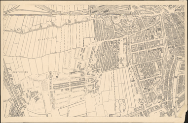 I-127-2 Plattegrond van Rotterdam. Blad 2: het afgebeelde gebied omvat de Blijdorpse polder, Beukelsdijk, de Coolsche ...