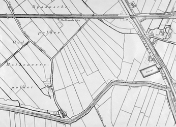 I-127-F Kaart van de Spaansche Polder en de polder Oud-Mathenesse [foto]. PLATTE GROND | DER GEMEENTE | ROTTERDAM. | ...
