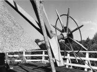 1969-1031 Tv-opnamen van de molen 'De Ster' aan de Plaszoom.