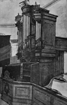 1973-394 Orgel van de gereformeerde kerk aan de Goudsesingel. Dezelfde plek werd later de werkplek van de ...