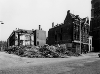 1977-1881 De gesloopte woningen aan de Goudse Rijweg, uit het zuidwesten gezien. Linkerzijde de Laanzichtstraat.