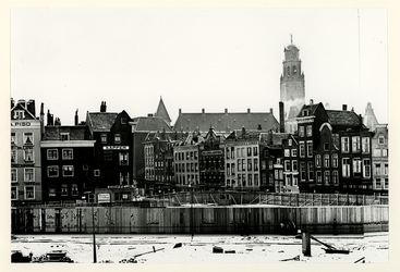 1978-3753 Werkzaamheden in verband met de verplaatsing van de Delftse Poort. Het Hofplein gezien vanuit noordelijke ...