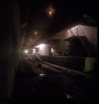 72827 Zicht op de metrotunnel ondergronds bij de bouw van het metrostation Blaak.