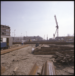 81517 Werkzaamheden voor de aanleg van de metro op het Marconiplein.