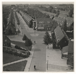 1972-55 Overzicht van Vreewijk met de Iependaal, en op de voorgrond Bongerd. Rechts de Kortewelle. Links is de ...