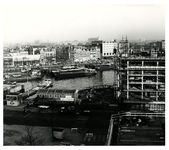 IX-1850-00-85-1 Overzicht vanaf het Havenziekenhuis van de Maasboulevard met werkzaamheden voor de uitbreiding van het ...