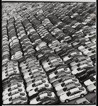 1988-1400 Japanse auto's op het terrein van Quick Dispatch B.V. Stevedore Company aan de Britanniëhaven. Uit een serie ...