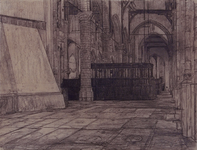 1974-643 Interieur Grote Kerk.Naar het koor.