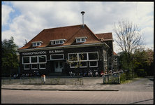 1269 Pand (gesloopt) van de Tooropschool Rooms-Katholieke mavo aan de Tooroplaan 8 in het Molenlaankwartier in Hillegersberg.