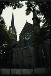 1495 Monumentaal kerkgebouw van de Sint Lambertuskerk gebouwd in 1878 naar het ontwerp van de architect E.J. Margry aan ...