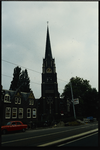 1496 Monumentaal kerkgebouw van de Sint Lambertuskerk gebouwd in 1878 naar het ontwerp van de architect E.J. Margry aan ...