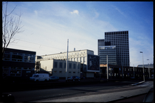 158 Vrijstaand politiebureau uit 1957 ontworpen door L. Voskuyl van de afdeling Gebouwen van Gemeentewerken voor de ...