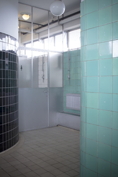 PD-46 Ingang naar de toiletruimtes in de Van Nellefabriek tijdens de dag van de architectuur op 20 en 21 juni 2015
