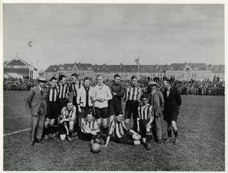 1968-3176 Het elftal van Sparta Rotterdam dat de Zilveren Bal heeft gewonnen.