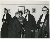 1969-1864 Installatie van Mr. J.D. de Jong als officier van Justitie en Mr. J.F. Prins en Mr. H. Franken als rechters. ...