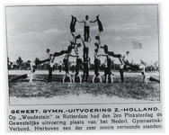 1970-1013 Op sportterrein Woudestein vond op tweede pinksterdag de Gewestelijke uitvoering plaats van het Nederlandsche ...