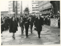 1970-473 Bezoek president Gustav Heinemann van de Bondsrepubliek West-Duitsland met zijn vrouw aan Rotterdam. De ...