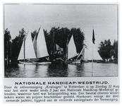 1970-962 Nationale Zeilwedstrijden. Handicapwedstrijd van de Zeilvereniging Kralingen onder grote belangstelling met ...