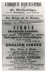 1971-383 Krantenbericht uit de Rotterdamsche Courant over Cirque Equestre dat op het Weenaplein zal plaatsvinden.