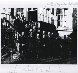 1972-746 Nationaal-socialistische leiders in het bezette Nederland voor een bijeenkomst op het landgoed Clingendael, ...
