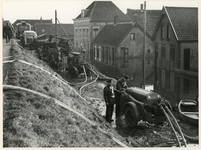 1977-3971 De herstelwerkzaamheden van de watersnoodramp van 1953 in Zeeland en delen van Zuid-Holland komen opgang.