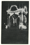 XXXIII-276-2 Feestverlichting in het monument op het Slagveld tijdens de viering van het Eeuwfeest van het herstel van ...