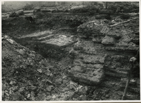 XXXIII-589-2 Opgravingen ten oosten van de Hoofdsteeg aan weerszijden van de Hoogstraat.