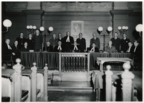 XXXIII-753-02 De laatste zitting van de Rotterdamse Kamer van het Bijzonder Gerechtshof te 's-Gravenhage.