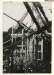 XIX-50-02-3 Schade aan de bovenverdieping van het Sint Franciscus ziekenhuis aan de Schiekade door de Engelse bominslag ...